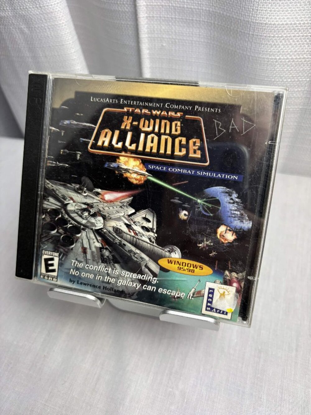 Star Wars X-Wing Alliance PC CD-ROM Jewel Case Manual Disc 1 Works AS IS